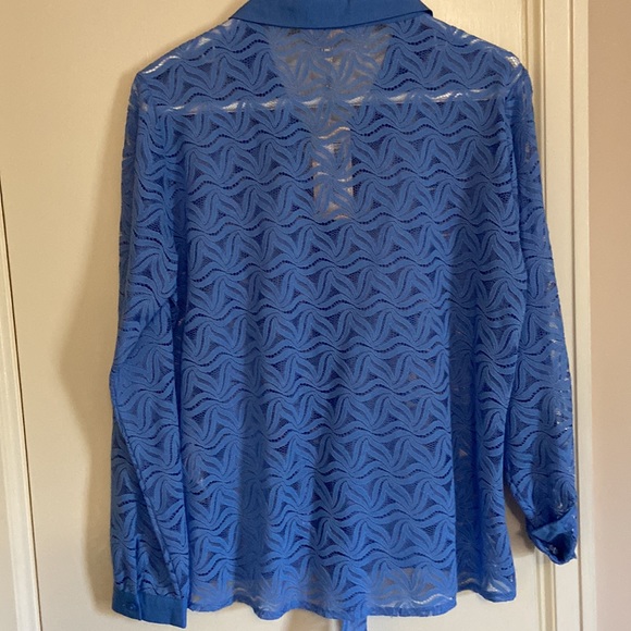 Esqualo cotton blend lace blouse - Picture 6 of 8